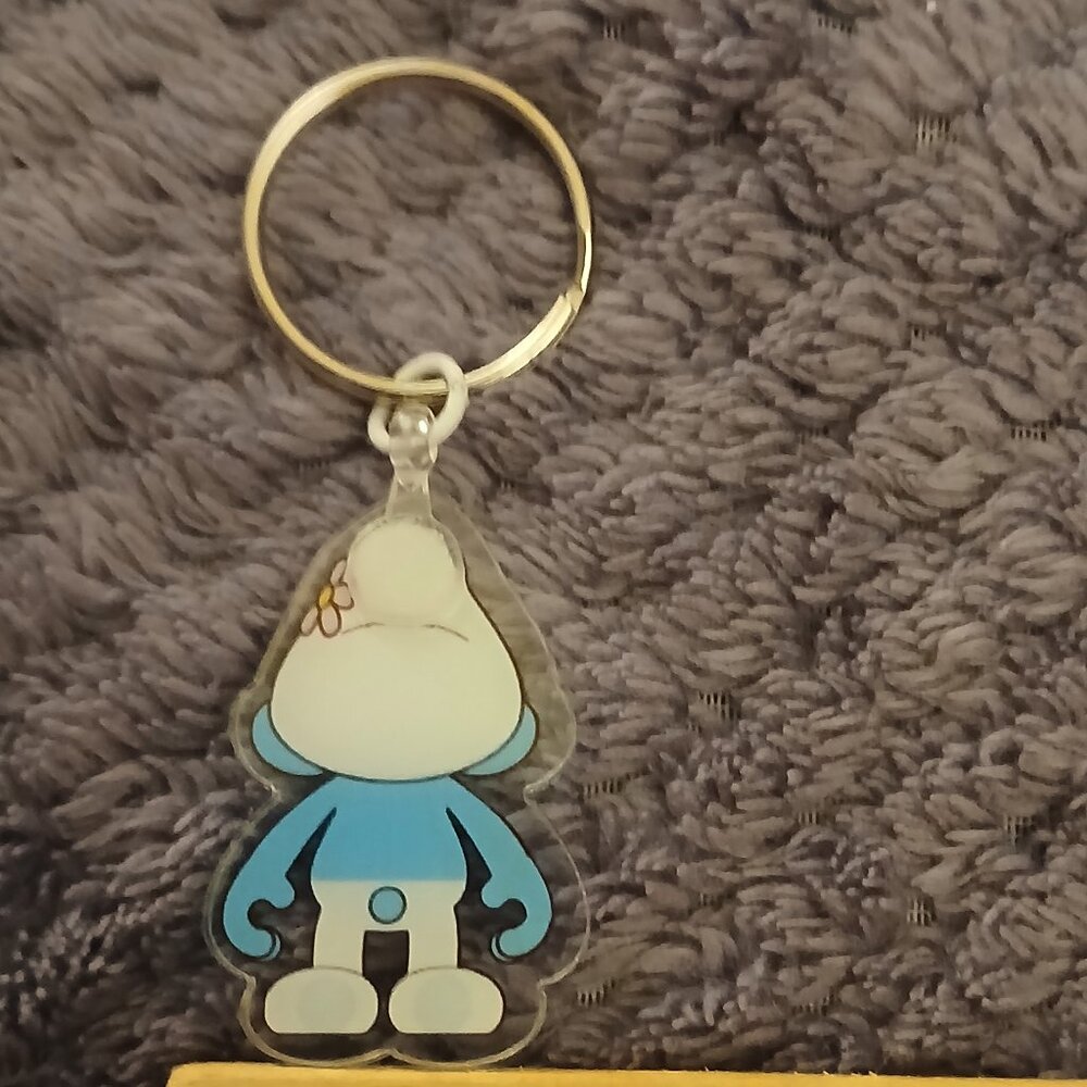 NWOT The Smurfs Smurf Kawaii Anime Cartoon Character Acrylic Keychain #33